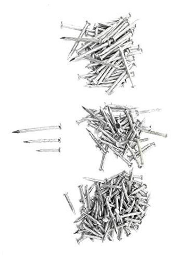 BITCORP Concrete Wire Nails 3 Sizes Pack of 200(Metal)(Silver) - Image 3